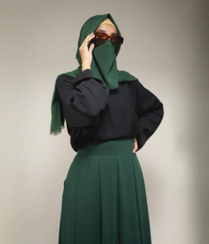 Pleated Skirt - Forest