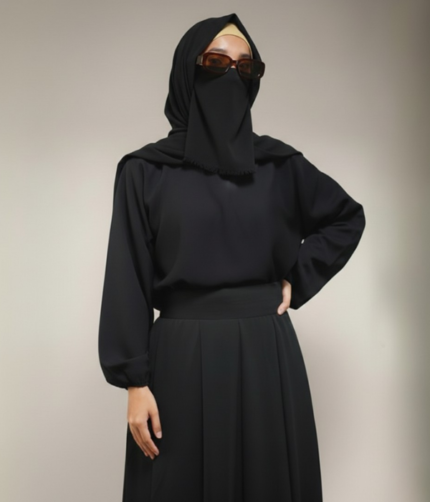 Pleated Skirt - Black