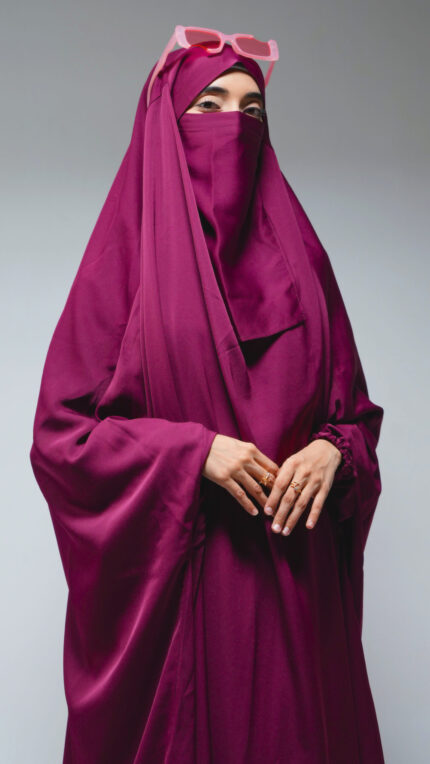 Three Piece Jilbab Set - Maroon