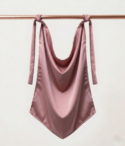 Tie-Back Niqab - Tea Pink