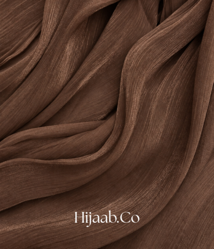 Organza Silk Hijab - Dune