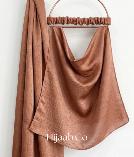 Silk Hijab Niqab Set - Dusk