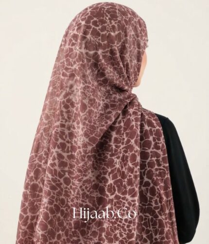 Printed Hijab - Desert Rose